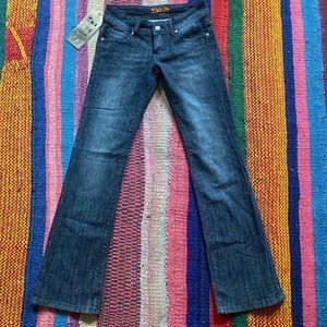 Y2K low rise boot cut Sky jeans size 1/2 NWT